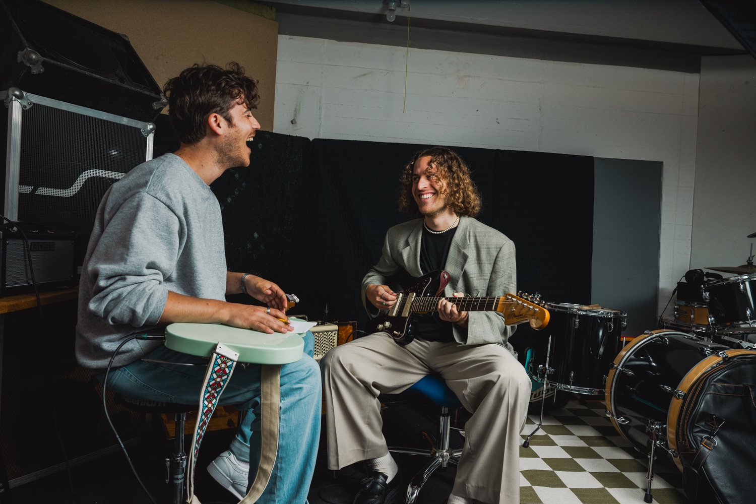 Phil Lehmann avec un de ses élèves.